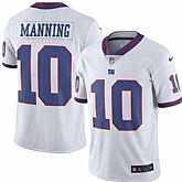 Nike Men & Women & Youth Giants 10 Eli Manning White Color Rush Limited Jersey,baseball caps,new era cap wholesale,wholesale hats